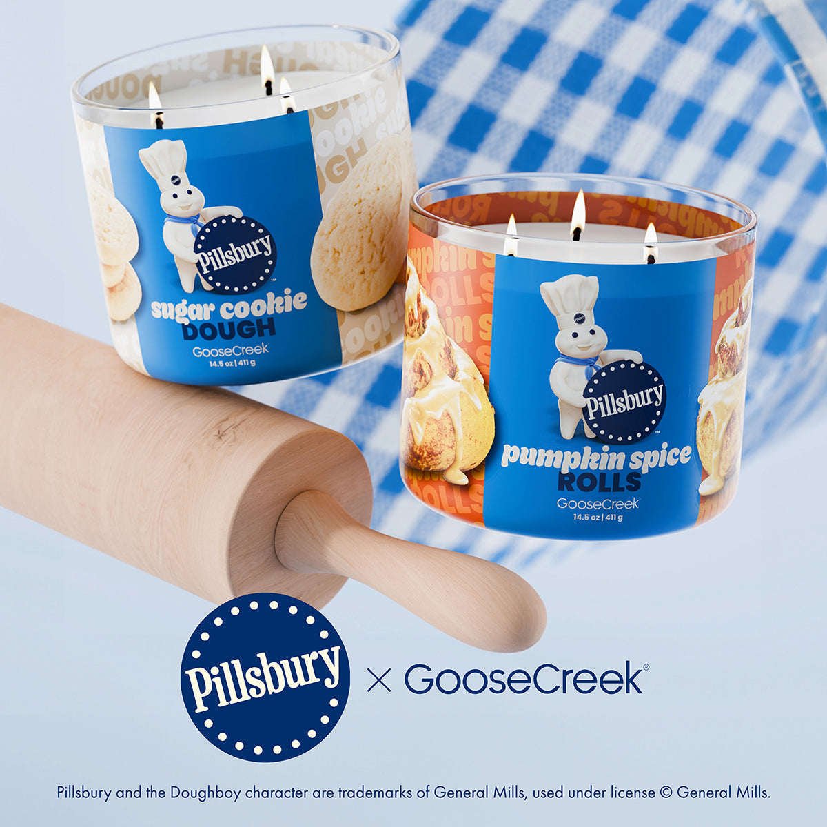 Sugar Cookie Dough 3-Wick Pillsbury Candle - Image 2